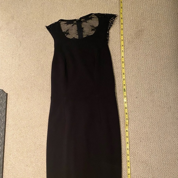 Lulus black mini dress with lace back - Picture 4 of 6